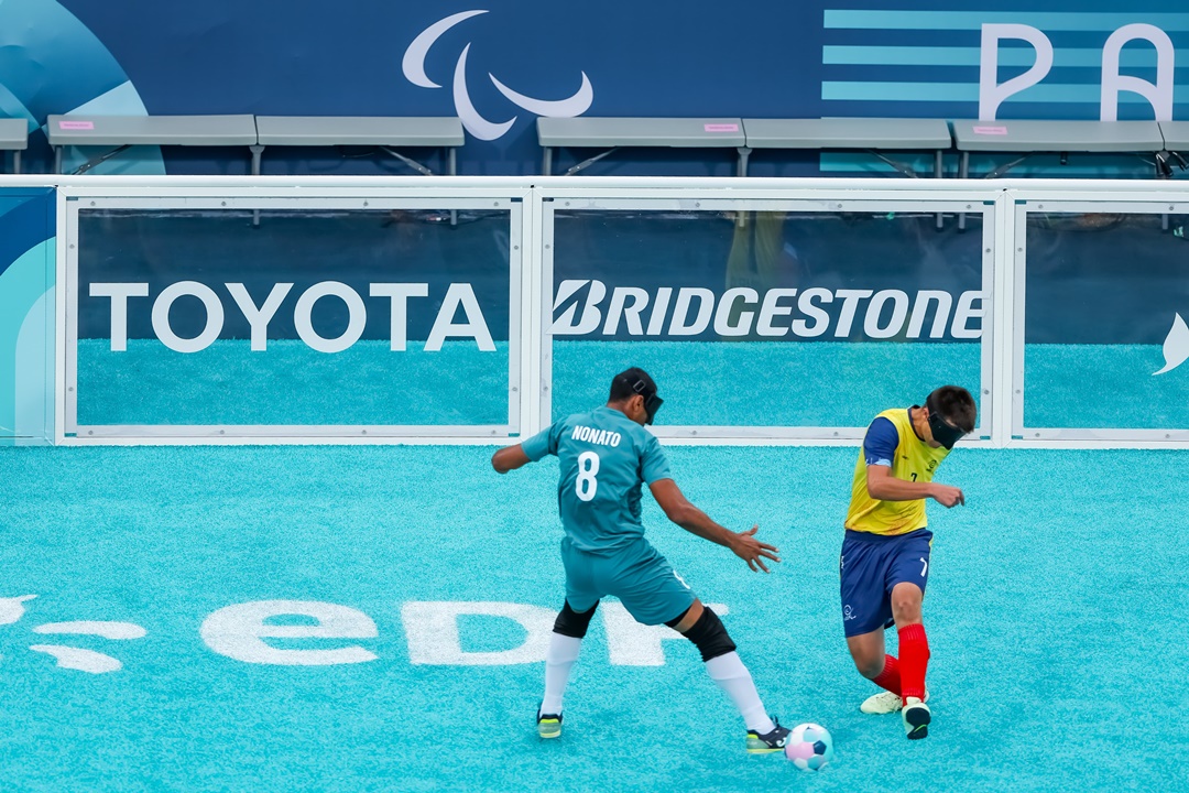 Lance de jogo da disputa do bronze. Brasil segue com pdios em todas as edies da modalidade. Foto: Ana Patrcia/CPB