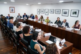 Participantes da reunião interministerial