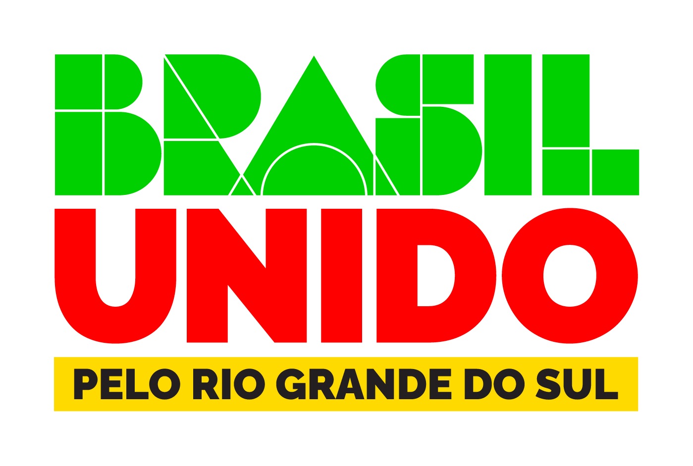 PNG | Brasil Unido pelo RS - RGB