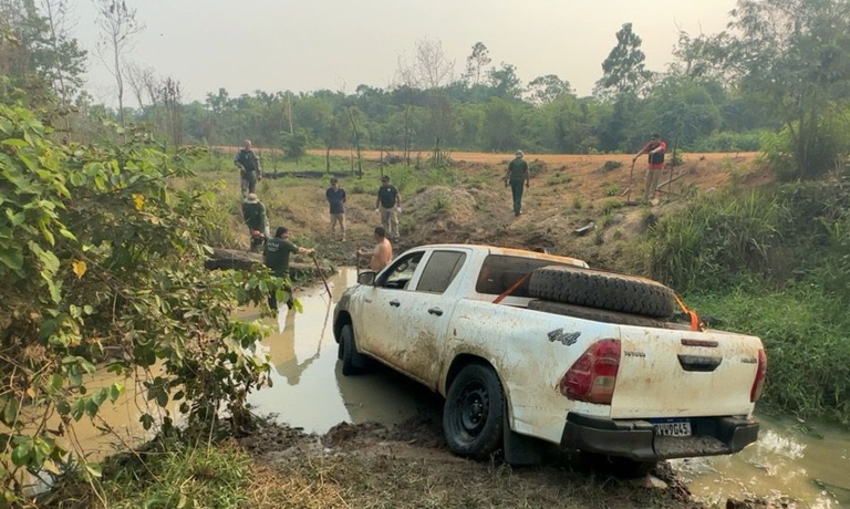 foto desintrusão pickup