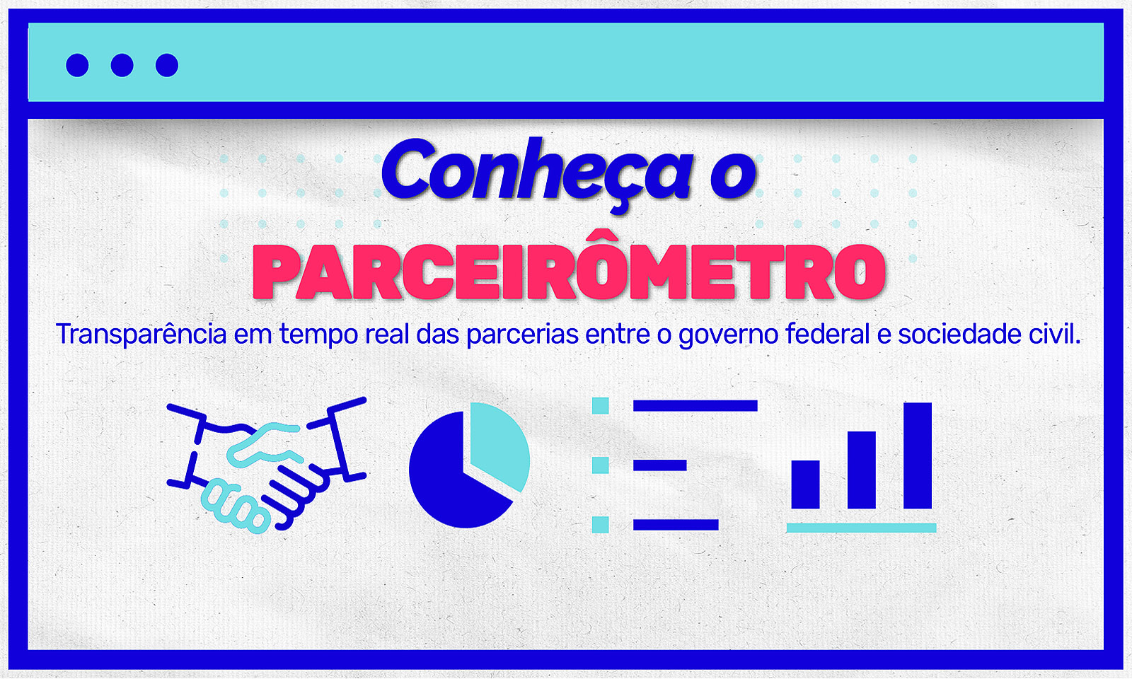 Conheça o painel interativo que dá mais transparência aos dados sobre parcerias entre Governo Federal e sociedade civil.