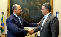Ministro Bebianno se reúne com governador do Rio de Janeiro