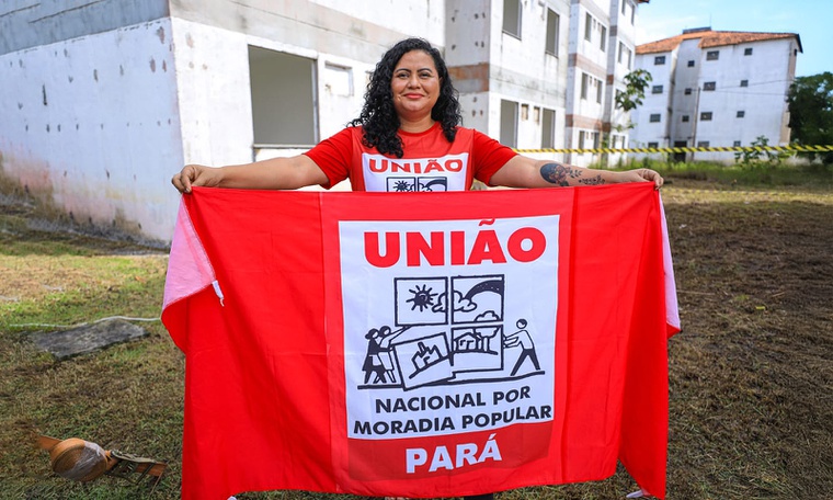 Erika Moreira, União Nacional por Moradia Popular no Pará | Fonte: Acervo União Nacional por Moradia Popular