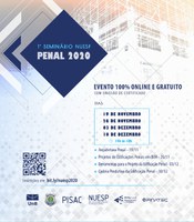 Depen e UNB promovem seminário on-line sobre edificações penais