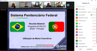 Depen no Ciclo de Reuniões Bilaterais Brasil/Portugal no âmbito da Red de Academías Penitenciárias do Programa EL PAcCTO