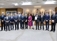 Diretoria de Cidadania e Alternativas Penais da SENAPPEN participa de cerimônia do Programa "Fazendo Justiça"