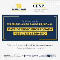 Envie até 10/09 os projetos e boas práticas para exposição virtual da Curadoria de Experiências em Saúde Prisional