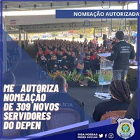 ME autoriza nomeação de novos 309 servidores do Depen