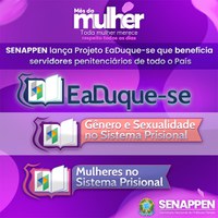 Projeto EaDuque-se inicia com cursos que abordam a temática da mulher e LGBTQI+ no sistema prisional