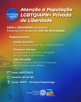 SENAPPEN promove 2º Curso de Atenção à População LGBTQIAPN + no estado de Pernambuco