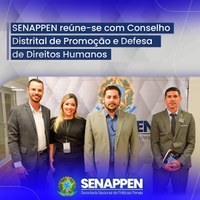 SENAPPEN reúne-se com Conselho Distrital de Promoção e Defesa de Direitos Humanos