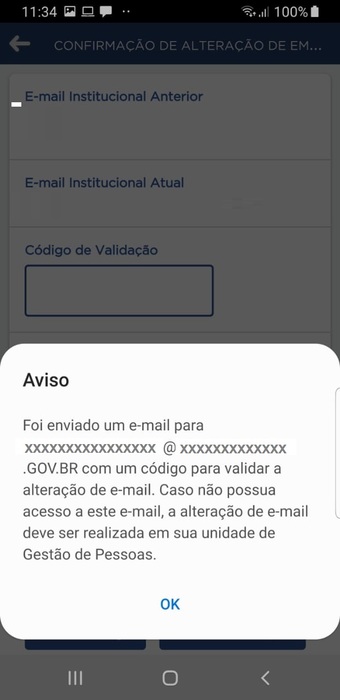 6. Atualização Cadastral e-mail