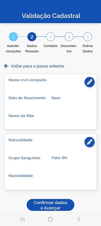 Administração e Recursos Humanos - Atualização cadastral de