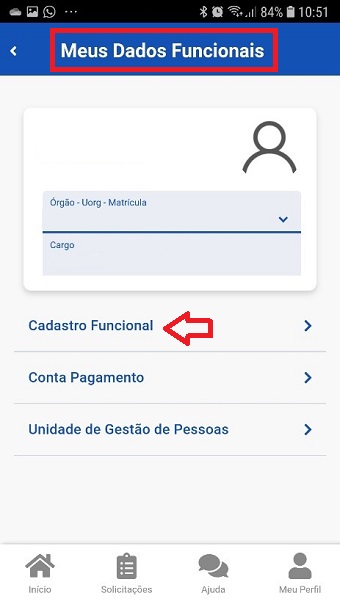 Consulta E Atualização De Dados Cadastrais - Imagens — Portal Do Servidor