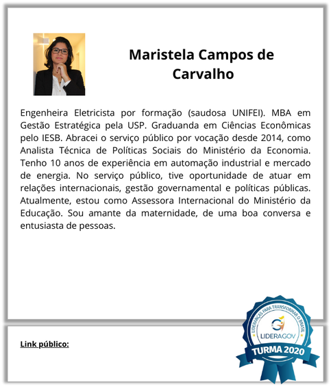Maristela Campos de  Carvalho