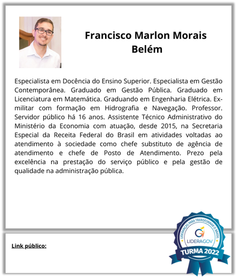 Francisco Marlon Morais  Belém