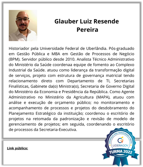 Glauber Luiz Resende  Pereira