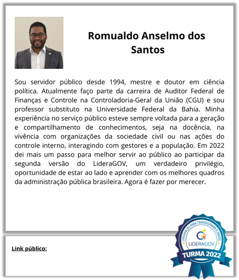 Romualdo Anselmo dos  Santos