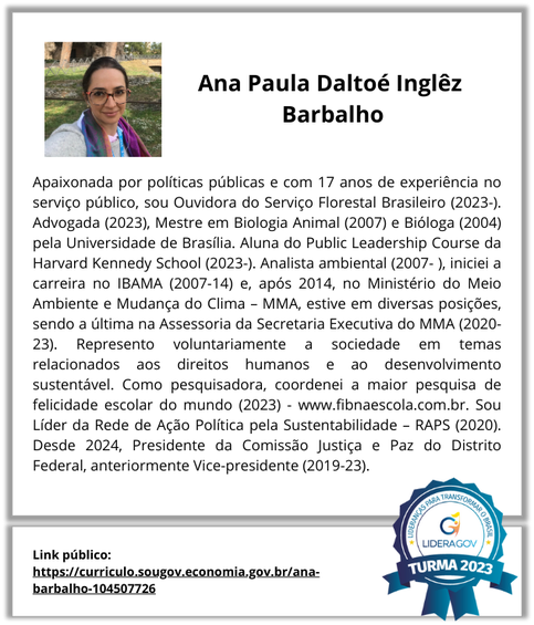 Ana Paula Daltoé Inglêz  Barbalho