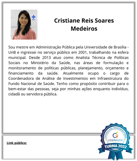 Cristiane Reis Soares  Medeiros