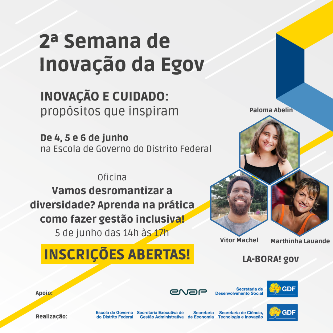 Oficina "Vamos desromantizar a diversidade? Aprenda na prática como fazer gestão inclusiva!"