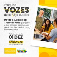 Cerca de dez mil servidores já responderam a Pesquisa Vozes