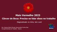 Maio Vermelho 2023 - Câncer de Boca