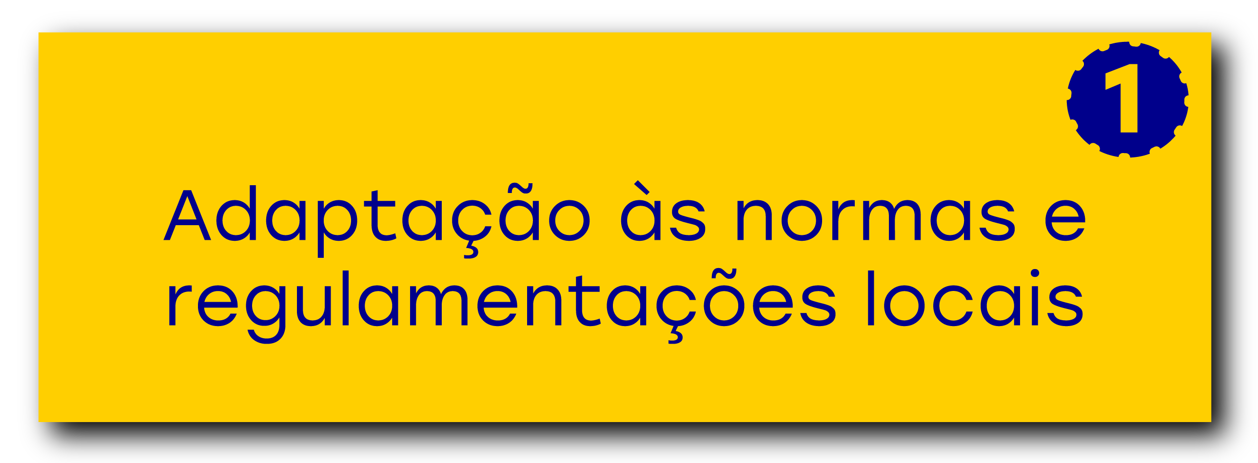 Adaptação às Normas e Regulamentações Locais