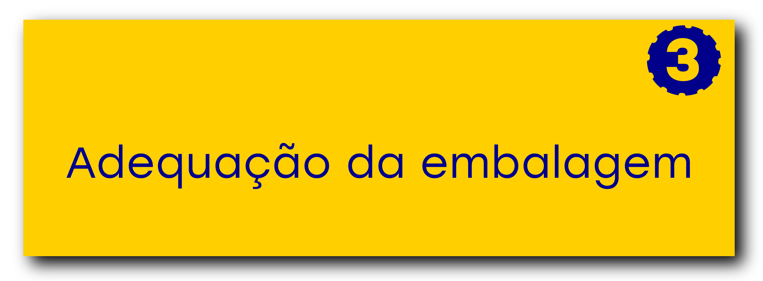 Adequação da Embalagem