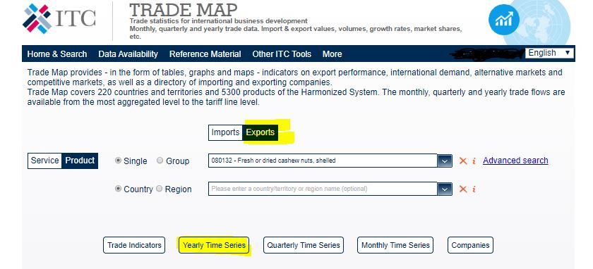 TradeMapexerccio3parmetros