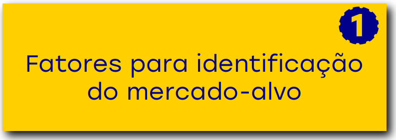 Fatores para identificação do mercado-alvo