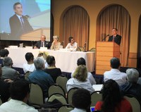 13.06.2012 - Ministro Gilberto Carvalho recebe delegações sindicais de vários países que participam da Rio+20