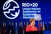 21.06.2012 - Dilma cobra de países ricos financiamento do desenvolvimento sustentável nos países mais pobres