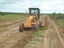 Trator da Prefeitura de Alto Boa Vista, que auxilia os trabalhos no Programa Casulo para reassentar famílias do Posto da Mata. Foto: Divulgação