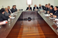 14.05.2013 - Gilberto Carvalho e Manoel Dias fazem primeira reunião da Mesa de Diálogo com centrais sindicais