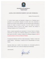 29.05.2013 - Ministro Gilberto Carvalho renova proposta de diálogo e negociação com lideranças Munduruku 