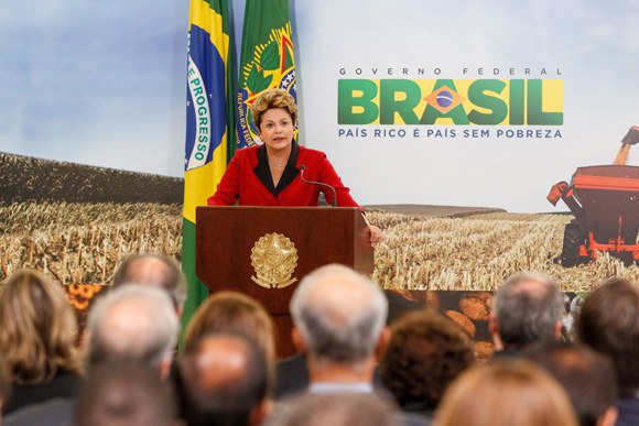 Dilma anuncia R$ 136 bilhões para o Plano Agrícola e Pecuário 2013/2014. Foto: Roberto Stuckert Filho/PR.