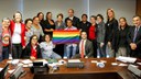 Presidenta Dilma Rousseff recebe representantes do Movimento LBGT. Foto: Roberto Stuckert Filho/PR