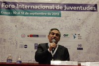 12.09.2013 - Ministro pede ousadia aos jovens para aprofundar mudança global