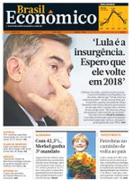 23.09.2013 - Brasil Econômico: "Lula é a insurgência. Espero que ele volte em 2018"