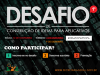 05.12.2013 - Inscrições para o 1º Desafio de Ideias para aplicativos do Participa.br prorrogadas até segunda