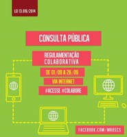 01.09.2014 - Consulta Pública promoverá regulamentação colaborativa de nova lei que trata das parcerias entre OSCs e Estado