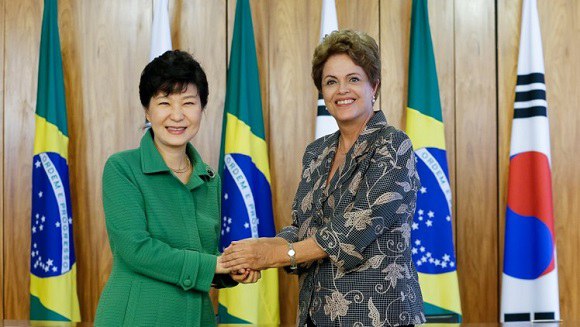 Dilma e presidenta Park Geun-hye