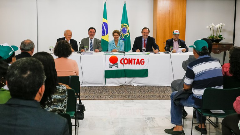 Presidenta Dilma recebe Contag