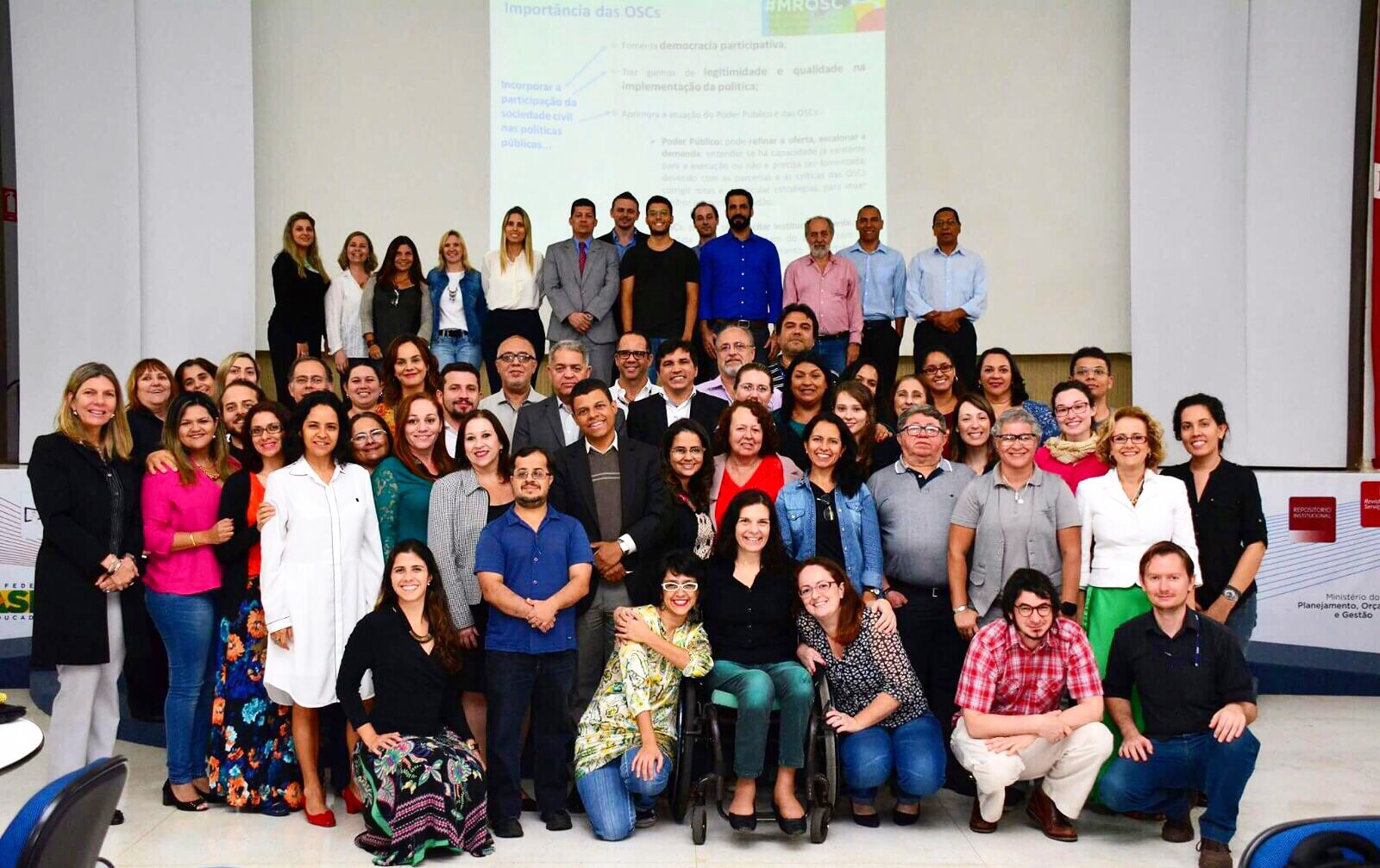 Participantes do Curso de gestão de parcerias com organizações sociais