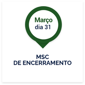 Dia 31 de Março: MSC de encerramento