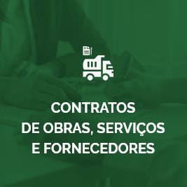 Contratos de obras, serviços e fornecedores