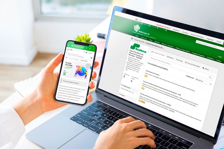 Página da Sudene sobre dados abertos