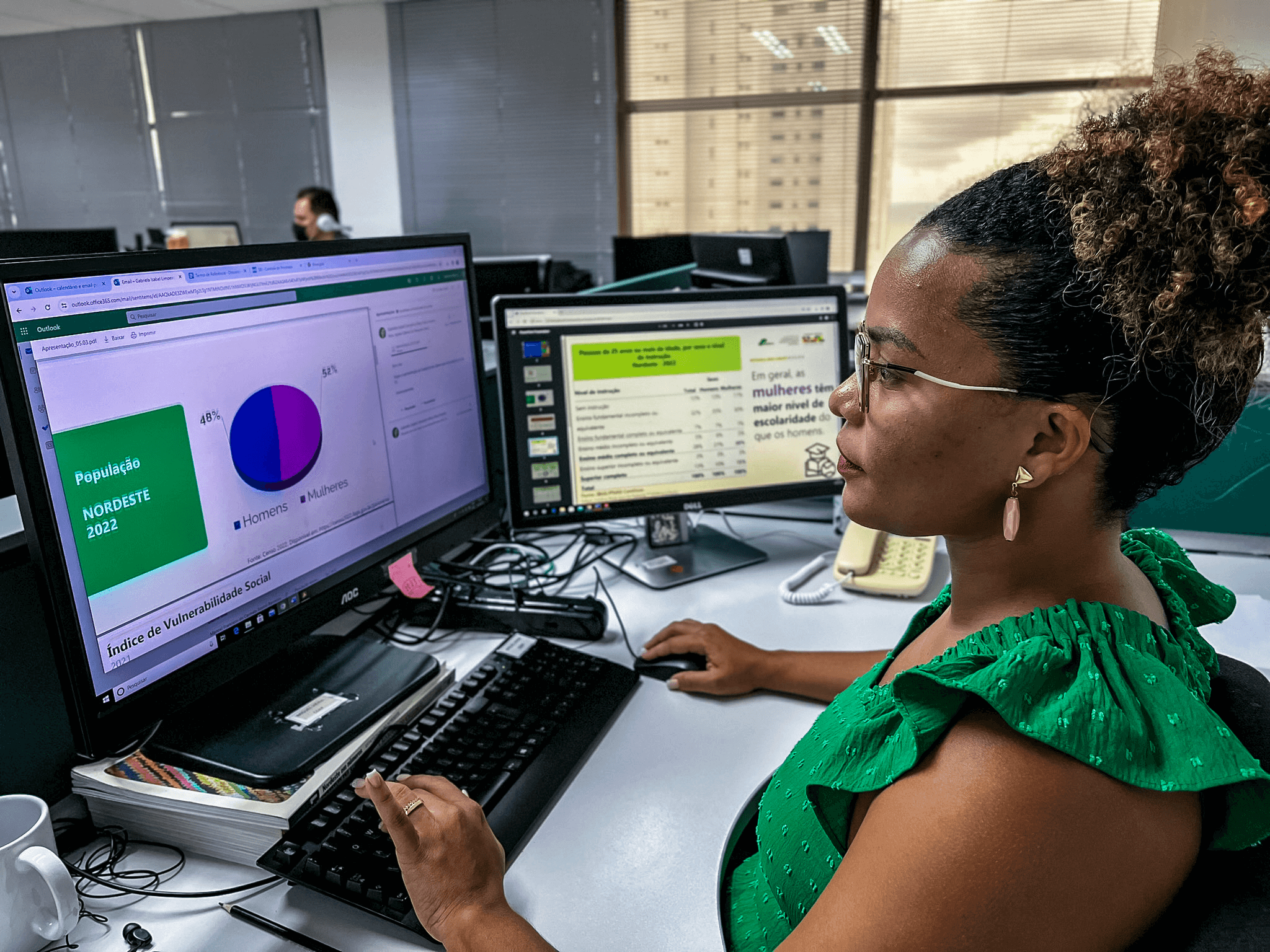 Para Gabriela Nascimento, ainda são necessárias políticas públicas específicas para melhorar os indicadores da participação feminina no mercado de trabalho do Nordeste. Foto: Agnelo Câmara (Ascom/Sudene).