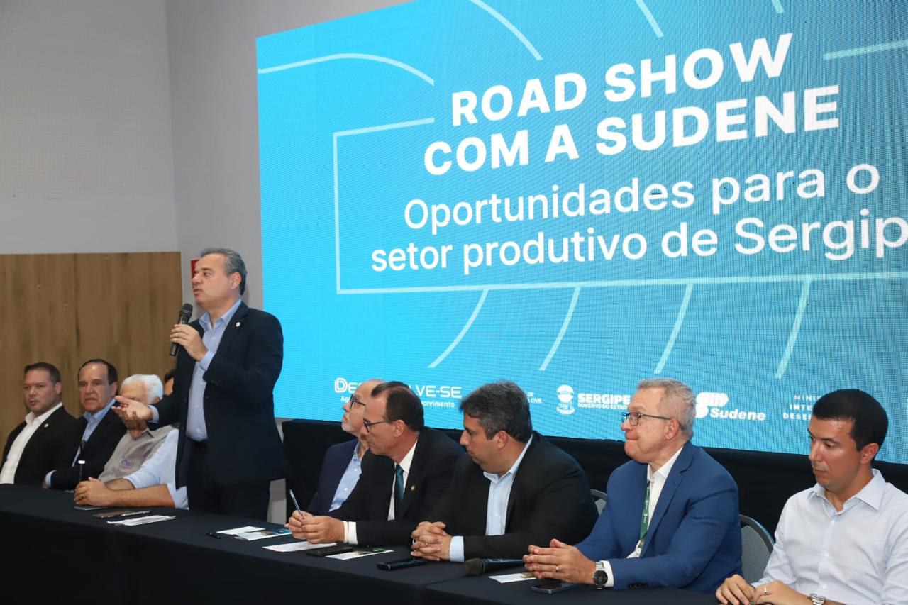 Danilo Cabral destacou a ampla oferta de instrumentos financeiros pela Sudene ao setor produtivo. Foto: André Moreira (Governo de Sergipe).